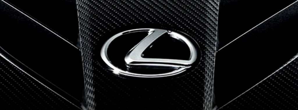 Lexus logo on vehicle